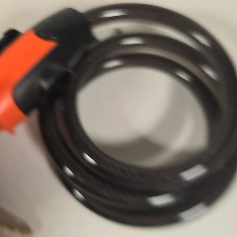 Bike Lock,‎ 1/2 Inch Thick Bike Lock Cable Coiled Secure Bicycle Lock with Keys